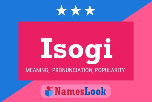 ملصق اسم Isogi