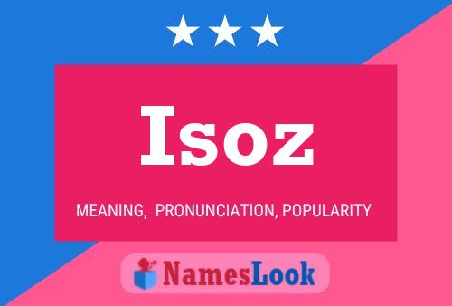 ملصق اسم Isoz