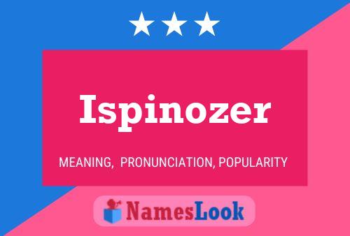 ملصق اسم Ispinozer