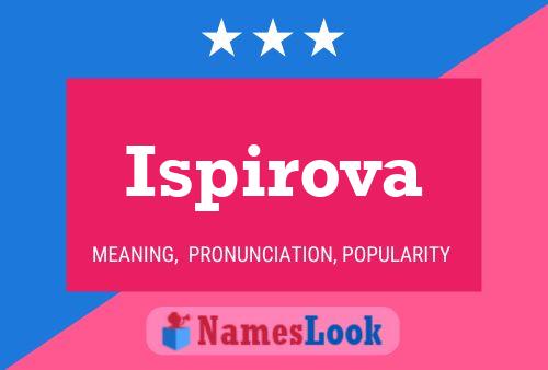 ملصق اسم Ispirova