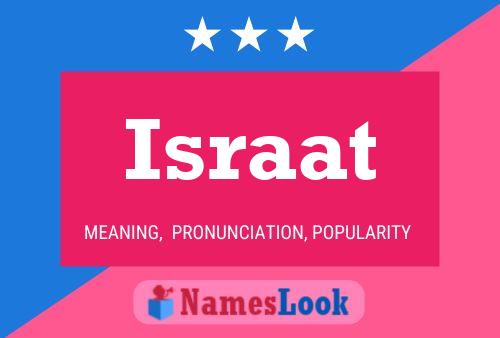 ملصق اسم Israat