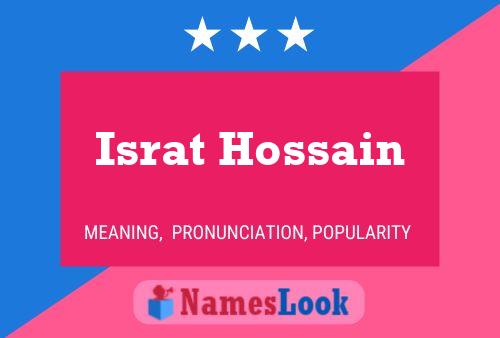 ملصق اسم Israt Hossain