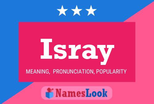 ملصق اسم Isray