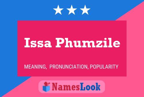 ملصق اسم Issa Phumzile