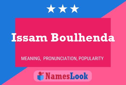 ملصق اسم Issam Boulhenda