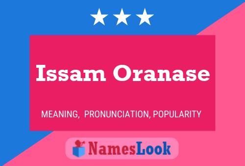 ملصق اسم Issam Oranase