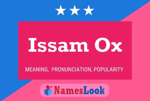 ملصق اسم Issam Ox