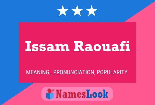 ملصق اسم Issam Raouafi