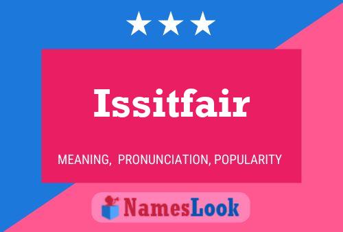 ملصق اسم Issitfair