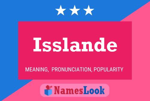 ملصق اسم Isslande