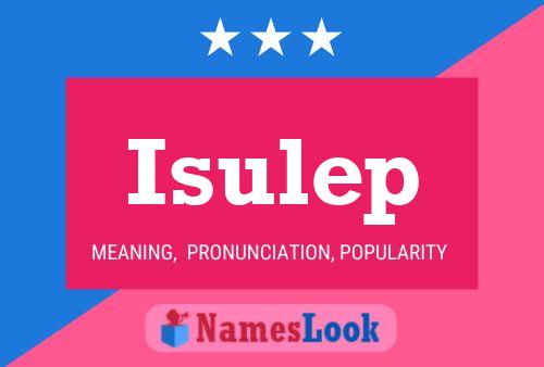 ملصق اسم Isulep