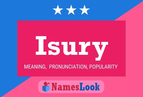 ملصق اسم Isury