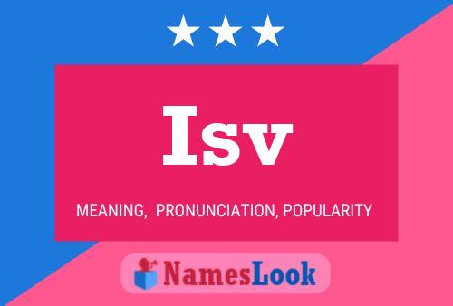 ملصق اسم Isv