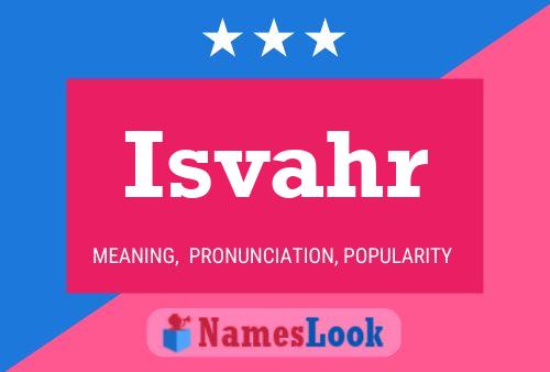 ملصق اسم Isvahr