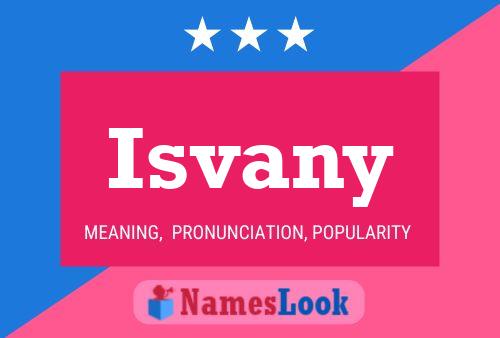 ملصق اسم Isvany