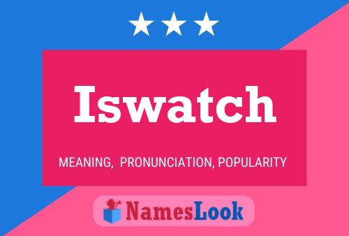 ملصق اسم Iswatch