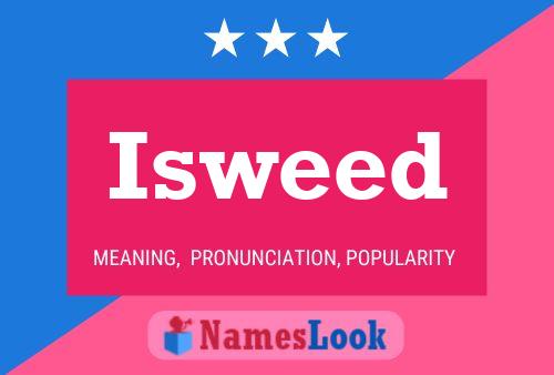 ملصق اسم Isweed