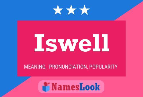 ملصق اسم Iswell