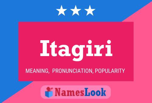 ملصق اسم Itagiri