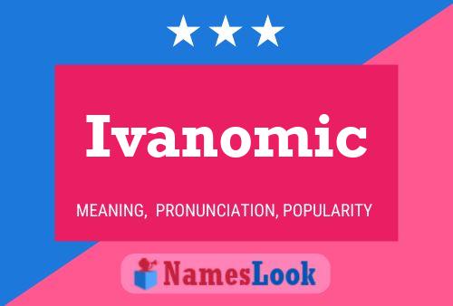 ملصق اسم Ivanomic