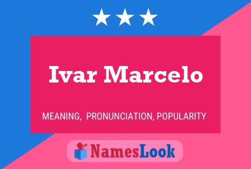 ملصق اسم Ivar Marcelo