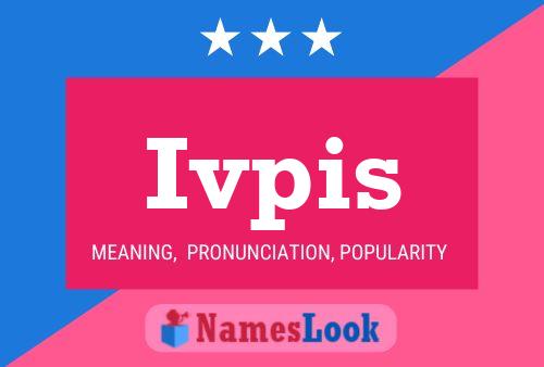 ملصق اسم Ivpis