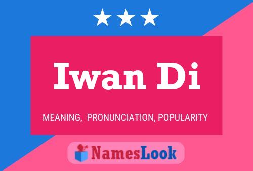 ملصق اسم Iwan Di