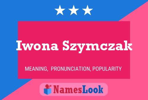 ملصق اسم Iwona Szymczak