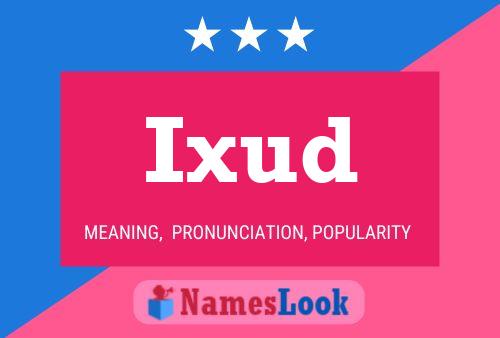 ملصق اسم Ixud