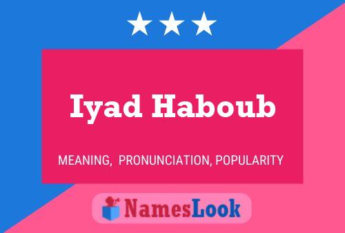 ملصق اسم Iyad Haboub