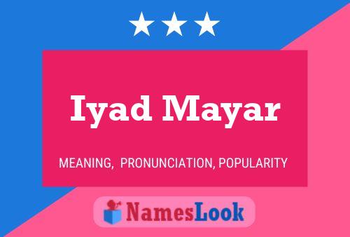 ملصق اسم Iyad Mayar