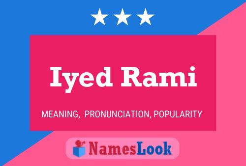 ملصق اسم Iyed Rami