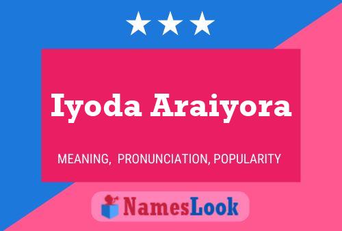 ملصق اسم Iyoda Araiyora