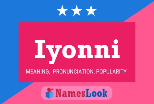 ملصق اسم Iyonni