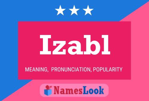 ملصق اسم Izabl