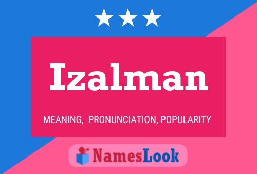 ملصق اسم Izalman