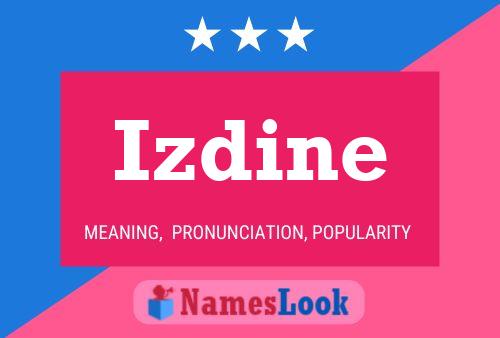 ملصق اسم Izdine