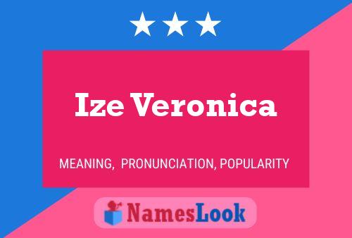 ملصق اسم Ize Veronica