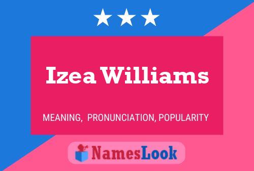 ملصق اسم Izea Williams