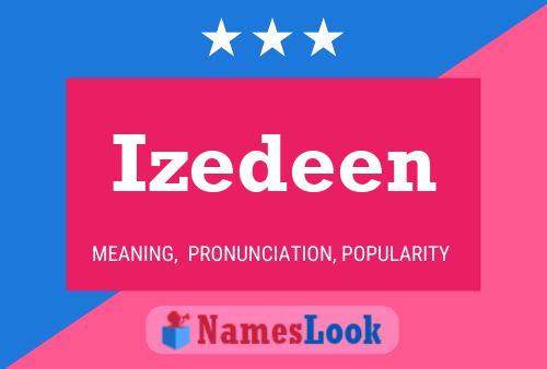 ملصق اسم Izedeen