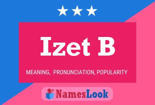 ملصق اسم Izet B