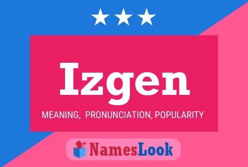 ملصق اسم Izgen