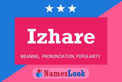 ملصق اسم Izhare