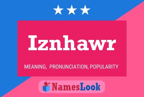 ملصق اسم Iznhawr