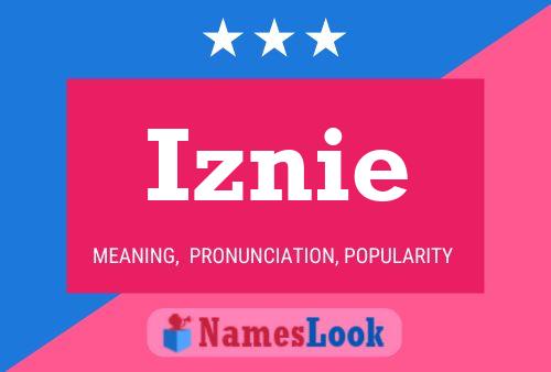 ملصق اسم Iznie