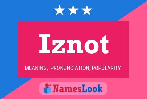 ملصق اسم Iznot