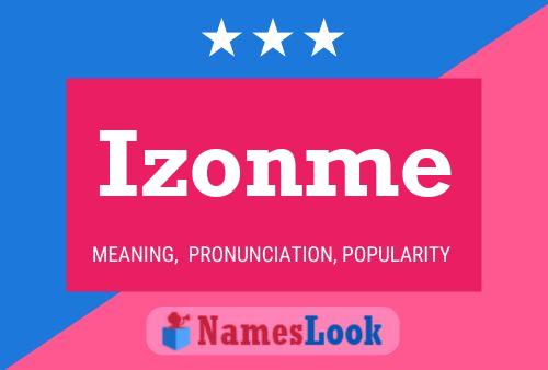 ملصق اسم Izonme