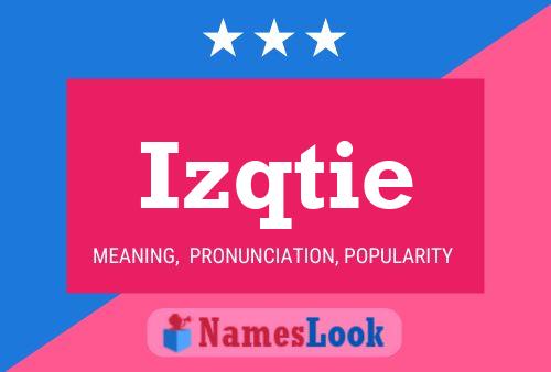 ملصق اسم Izqtie