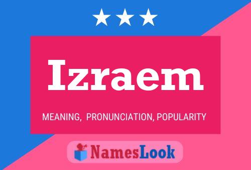 ملصق اسم Izraem