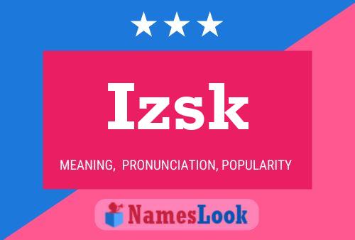 ملصق اسم Izsk